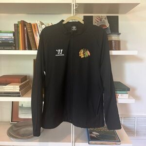 Chicago Blackhawks Warrior Hockey Coaches Jacket Men’s Medium Black

Never worn!